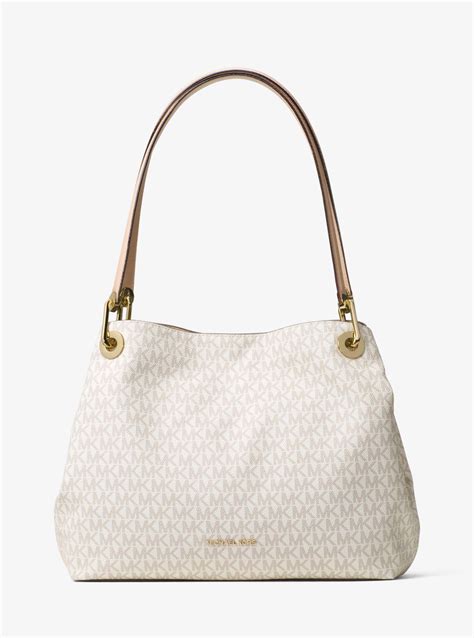 sac raven michael kors|Raven Logo Shoulder Bag .